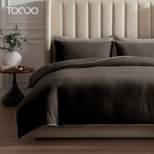 Tocco/洮卡 慵懒周末棉色纺法兰绒四件套 100%棉