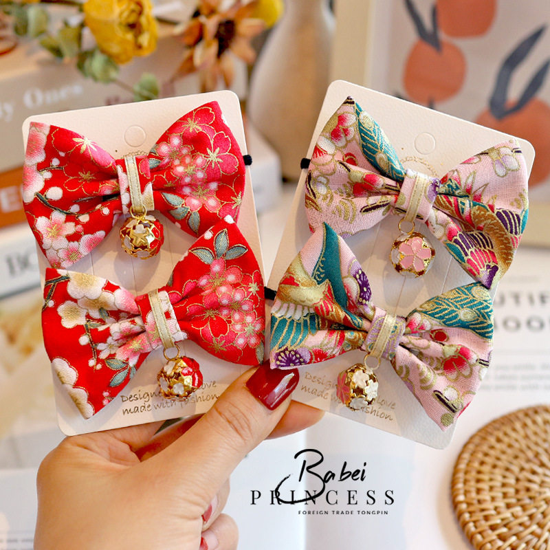 新年红色儿童发饰 古风汉服女童发绳中国风宝宝头饰品发圈一对价,童装/婴儿装/亲子装,发饰,淘宝优惠券,粉丝福利购,淘宝优惠卷