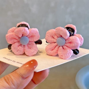 26春新款 小学生对夹扮造型儿童发饰品 可爱小清新花朵女童发抓夹