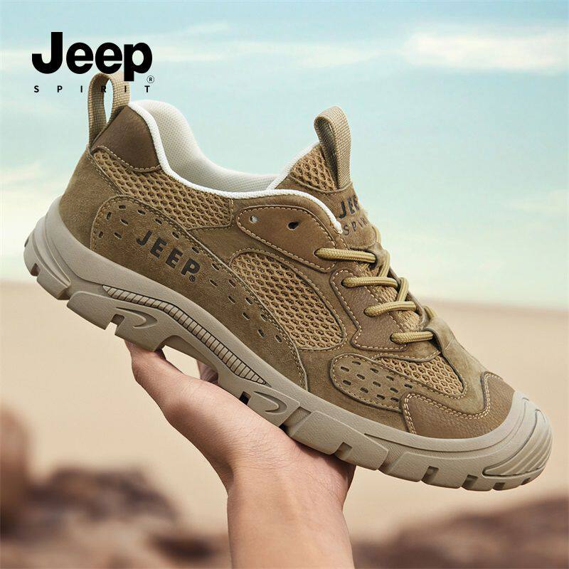 JEEP吉普专柜新款男鞋夏季网面鞋潮流休闲鞋登山鞋户外徒步鞋男款