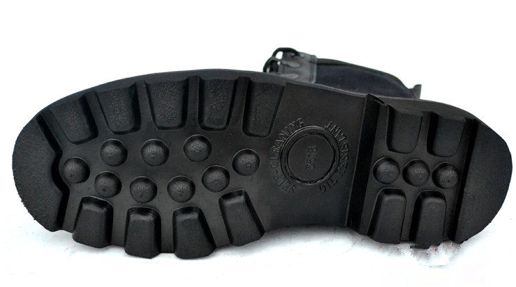 Boots militaires pour homme en cuir - Ref 1399135 Image 3