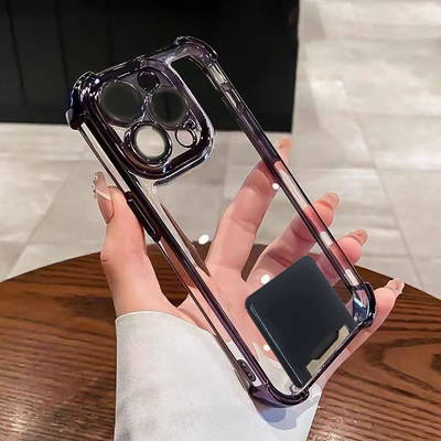 适用vivo X300手机壳V50 lite带支架X200透明x90x80V70V60旋转S50s20s19s18s17s16s15s12s10v30v29v27v25X100