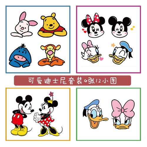 米老鼠唐老鸭纹身贴玩味迪士尼