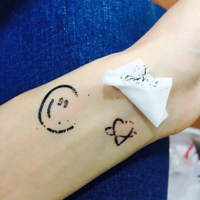 去除纹身贴纹身贴玩味tattoo快速