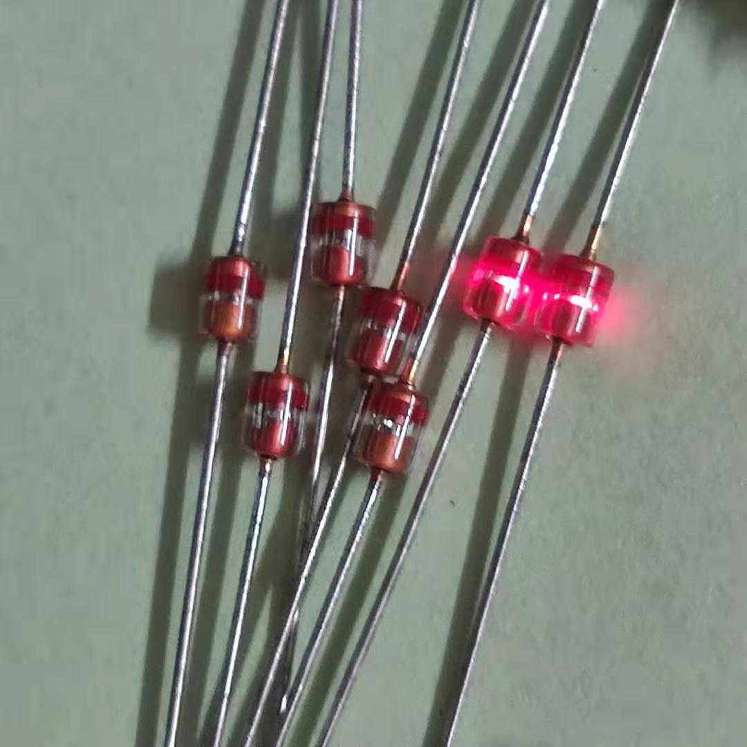 红环 1.8V发光二极管 英国瑟顿51C HIFI发烧DIY LED红环红光二极