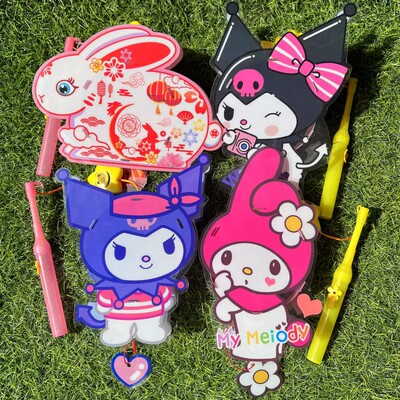 手工拼装发光音乐手提灯笼