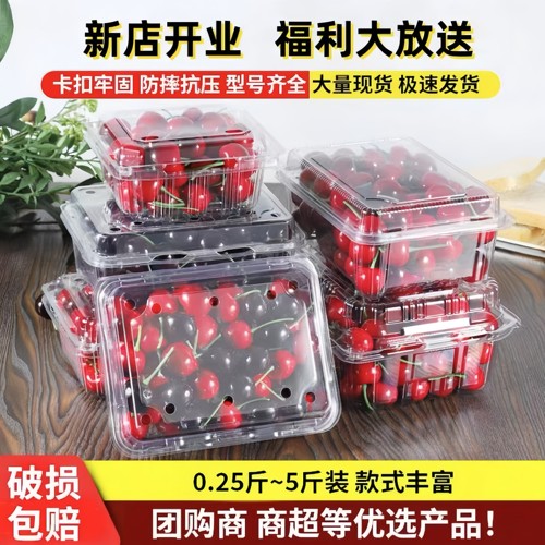 长方形PET食品级打包盒结实透亮