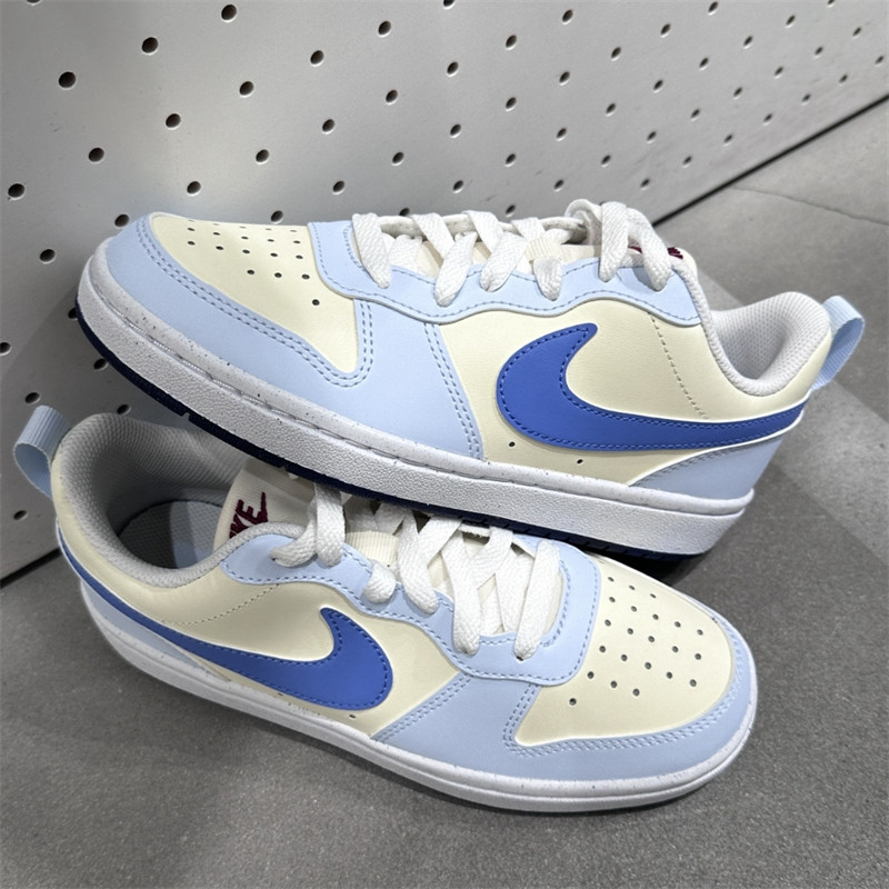 NIKE耐克COURT BOROUGH女子秋冬简版空军低帮休闲板鞋FV8120-141