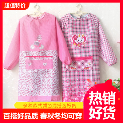长袖围裙男女时尚厨房防污工作