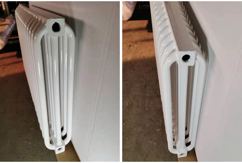 暖气片蒸汽电厂化工厂专用散热器钢制弧管三柱式工业取暖集体供暖