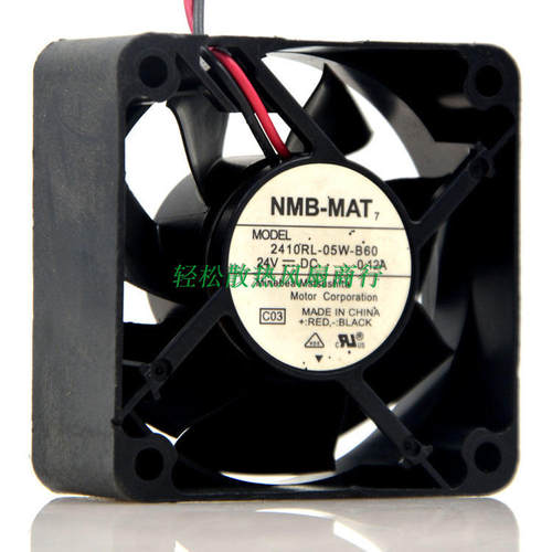 NMB 2410RL-05W-B60 6025 24V 0.12A 6厘米风扇 变频风扇