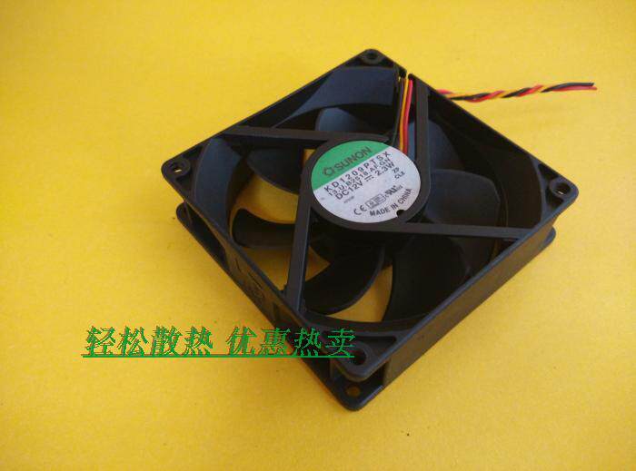 原装sunon建准 9cm 散热风扇 9225 12v 2.3w kd1209ptsx