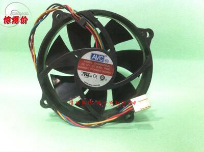 AVC9025 12V DASA0925R2U CPU机箱风扇 4线温控电脑风扇