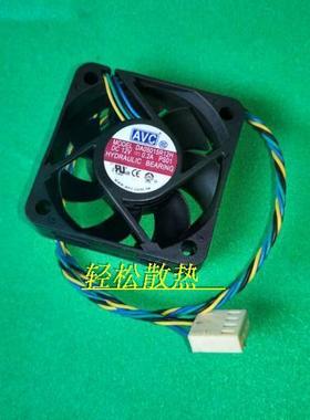 现货AVC 5015 12V 0.2A DA05015R12H 四线带PWM温控5CM静音小风扇