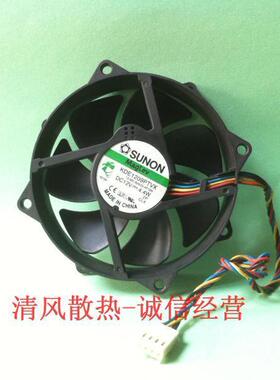 SUNON建准9cm 9025/ 4针磁浮温控电脑风扇KDE1209PTVX/12V/4.4W