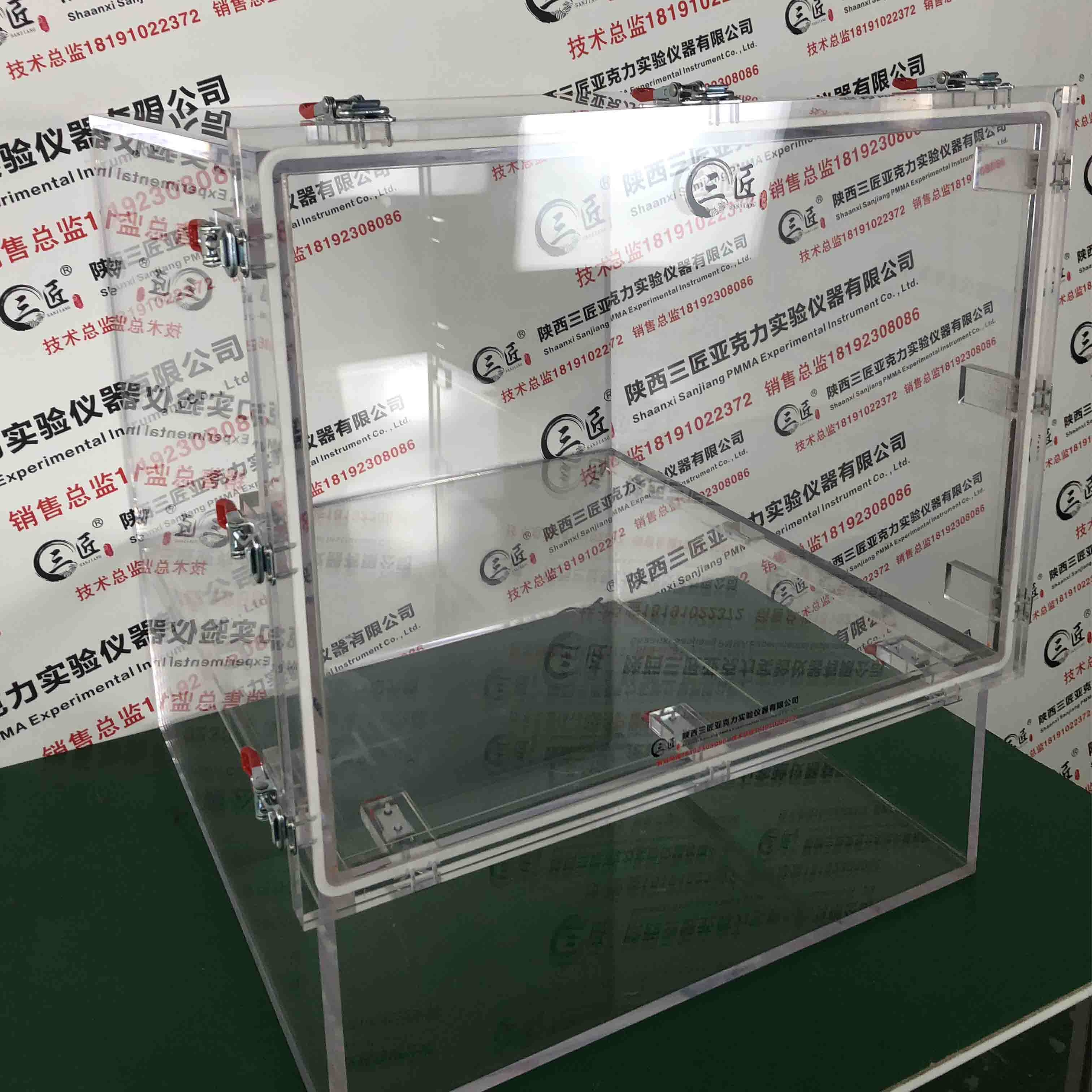 三匠亚克力气密箱气体传感器密封
