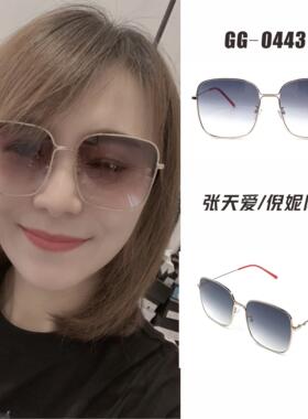 小香家墨镜女高级感2025款倪妮张天爱同款0443方形太阳镜大脸显小