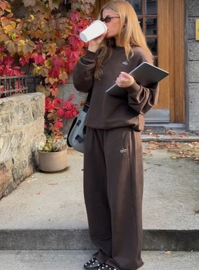 澳洲ALO Yoga Accolade Straight Leg Sweatpan女士运动卫裤日常