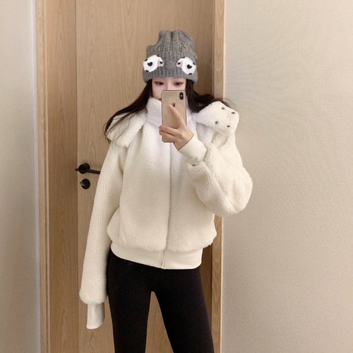 澳洲ALO Yoga Foxy Sherpa Jacket女士毛绒泰迪外套夹克时尚保暖