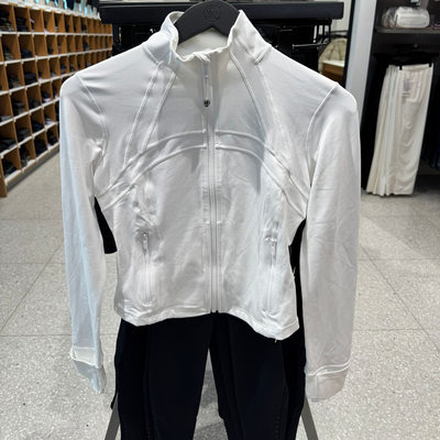 澳洲Lululemon Define Nulu短款瑜伽外套夹克运动日常修身速干