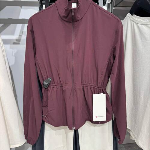 澳洲Lululemon Cinch-Waist Running Jacket防晒衣跑步衣瘦腰外套