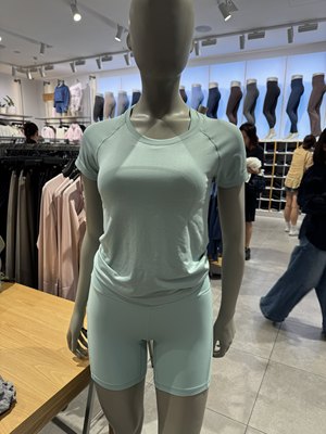 澳洲lululemon Swiftly运动健身瑜伽速干夏季短袖半袖女士t恤 2.0