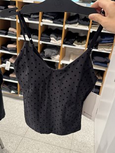 lululemon align女士运动背心波点花纹带胸垫瑜伽普拉提