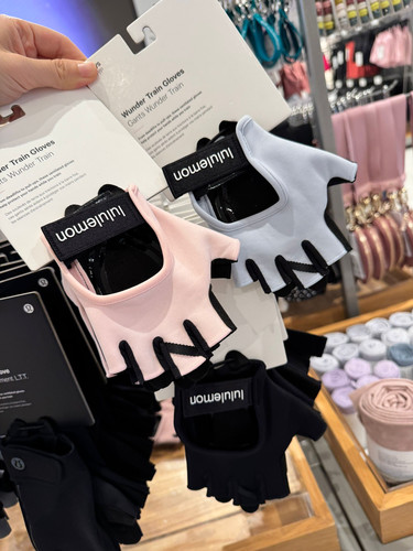 澳洲代购lululemon手套防滑撸铁训练骑行手套