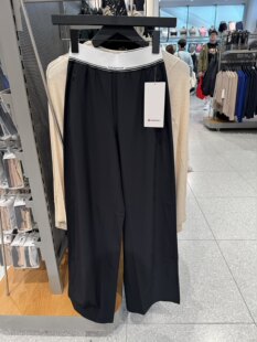 lululemon Swift Mid-Rise女士中腰宽松舒适百搭速干阔腿裤国际版