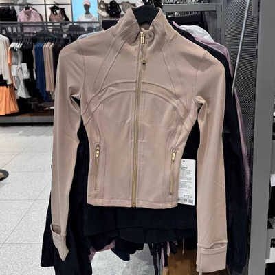 澳洲Lululemon Define Nulu短款瑜伽外套夹克运动日常修身速干