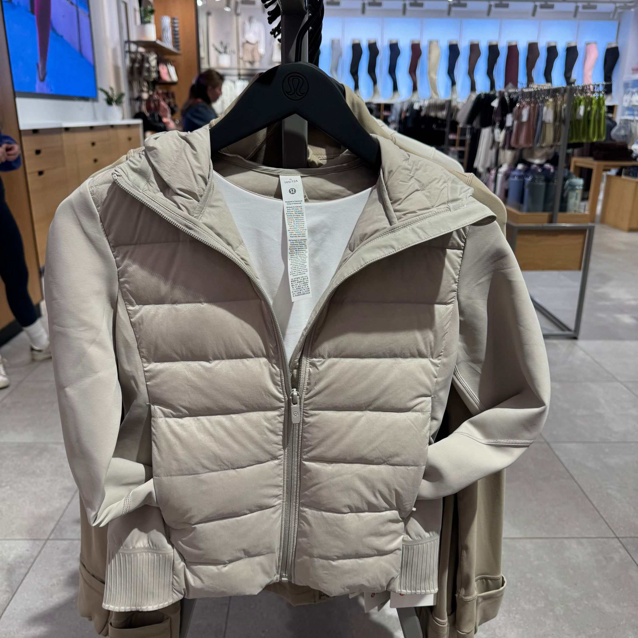 澳洲lululemon Down And Around Jacket羽绒服连帽外套轻薄保暖