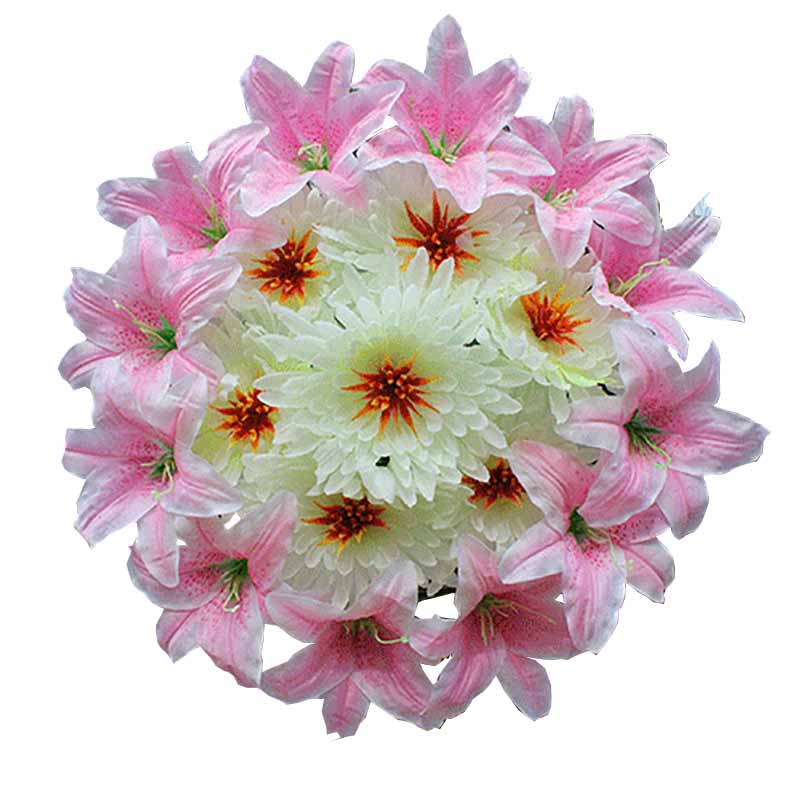 清明节扫墓祭祀装饰花