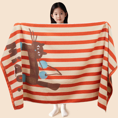 儿童浴巾纯棉家用柔软吸水不掉毛