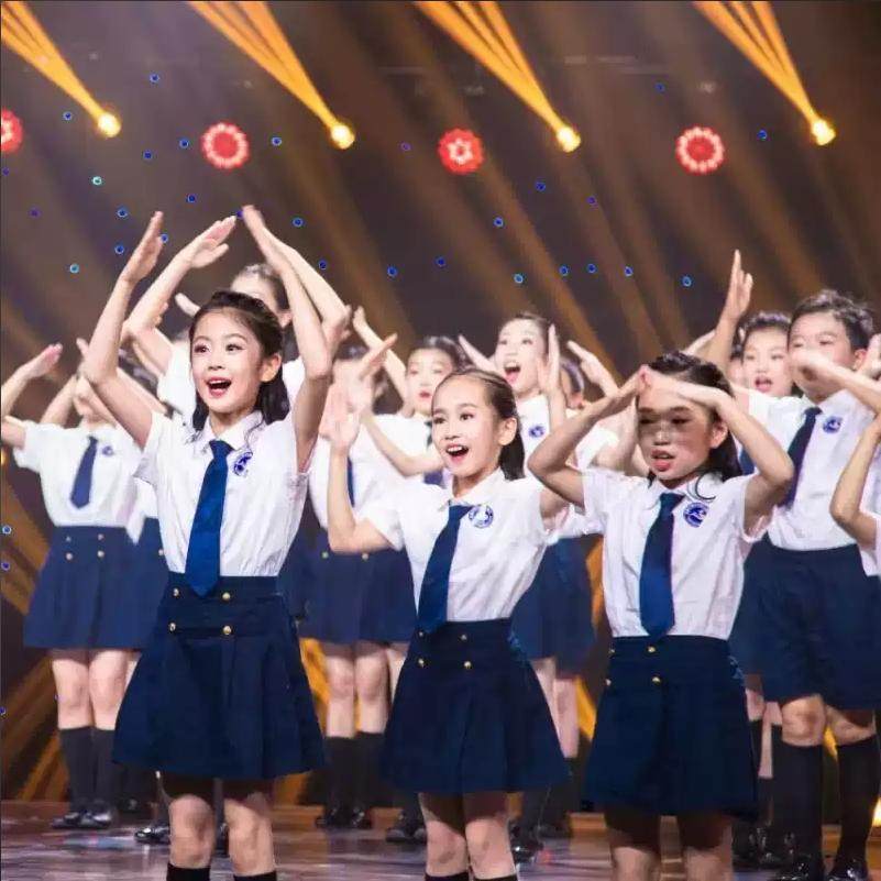 六一儿童学院风合唱服校服套装小学生班服夏季毕业照服装合唱国家