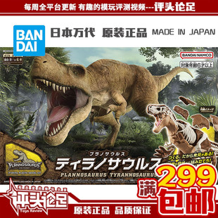 恐龙 暴龙 拼装 万代 模型 新版 Plastic 含骨架化石 现货 霸王龙