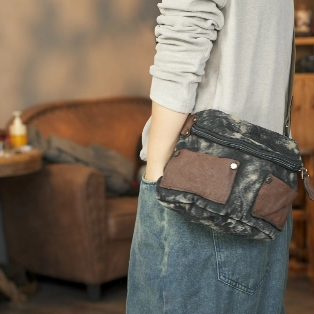 新品黄麻拼接头层牛皮休闲擦色怀旧女士包包《金属配件有划痕》,箱包皮具/热销女包/男包,小方包,淘宝优惠券,粉丝福利购,淘宝优惠卷