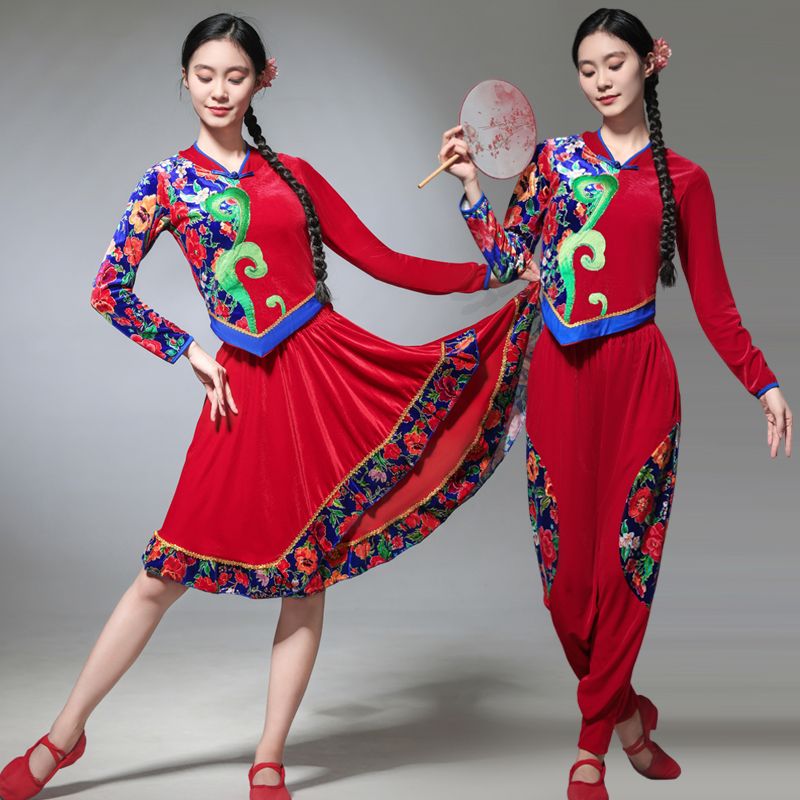 广场舞服装套装秋冬新款