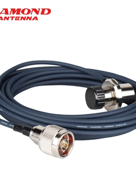 日本钻石 2D5NR 车载电台馈线 N头 5米 八重洲FT-7900R FT-8900R