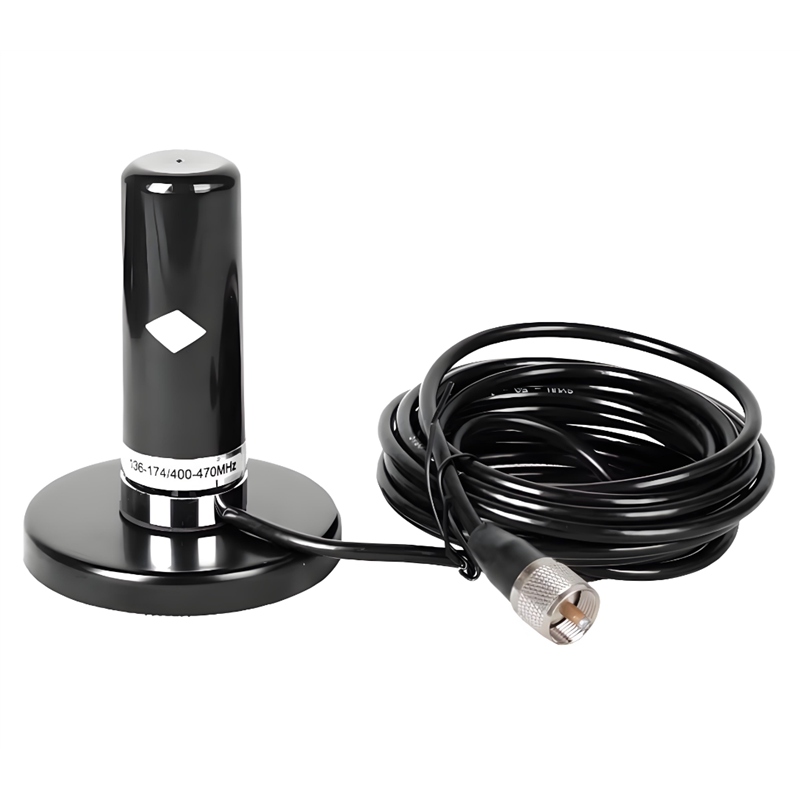 小钢炮9CM超短车载电台对讲机U/V双段天线增益苗子 吸盘/馈线天线