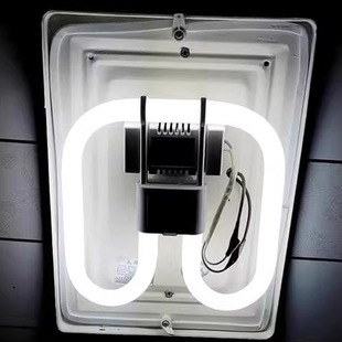 2D灯管21W38瓦蝴蝶三基色老式荧光管镇流器四针吸顶节能超亮白光