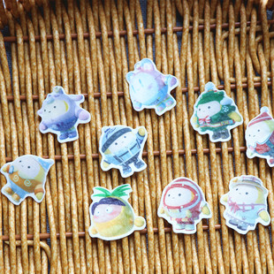 威化纸DIY手工波板糖星空棒棒糖装饰用纸卡通可爱萌版蛋仔派对