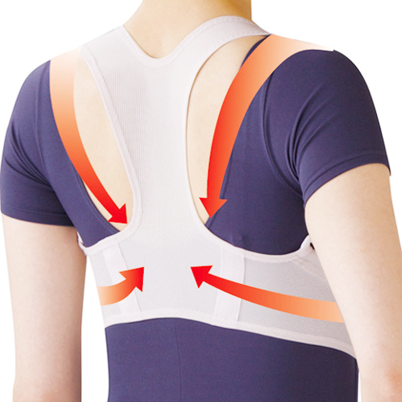 日本制CERVIN脊椎矫正背背带驼背含胸带超薄透气聚拢学生矫姿用品