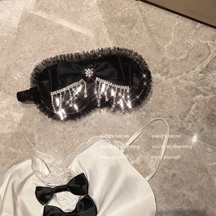 眼罩 原创款 重工水钻蝴蝶结少女显脸小拍照神器遮光 秘密 香香