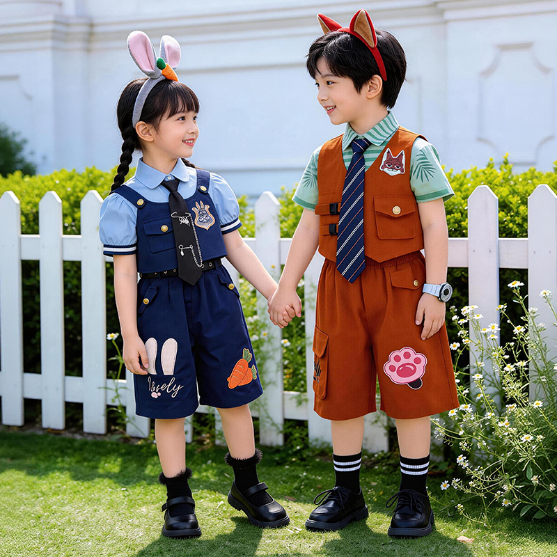 疯狂动物城尼克朱迪cos服尼克衬衣兔子警官演出服2026新款演出服