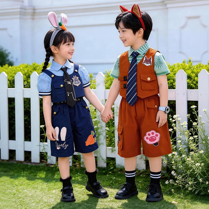 疯狂动物城尼克朱迪cos服尼克衬衣兔子警官演出服2026新款演出服