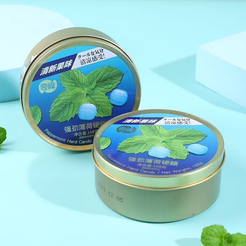 奇峰强劲薄荷硬糖168g提神