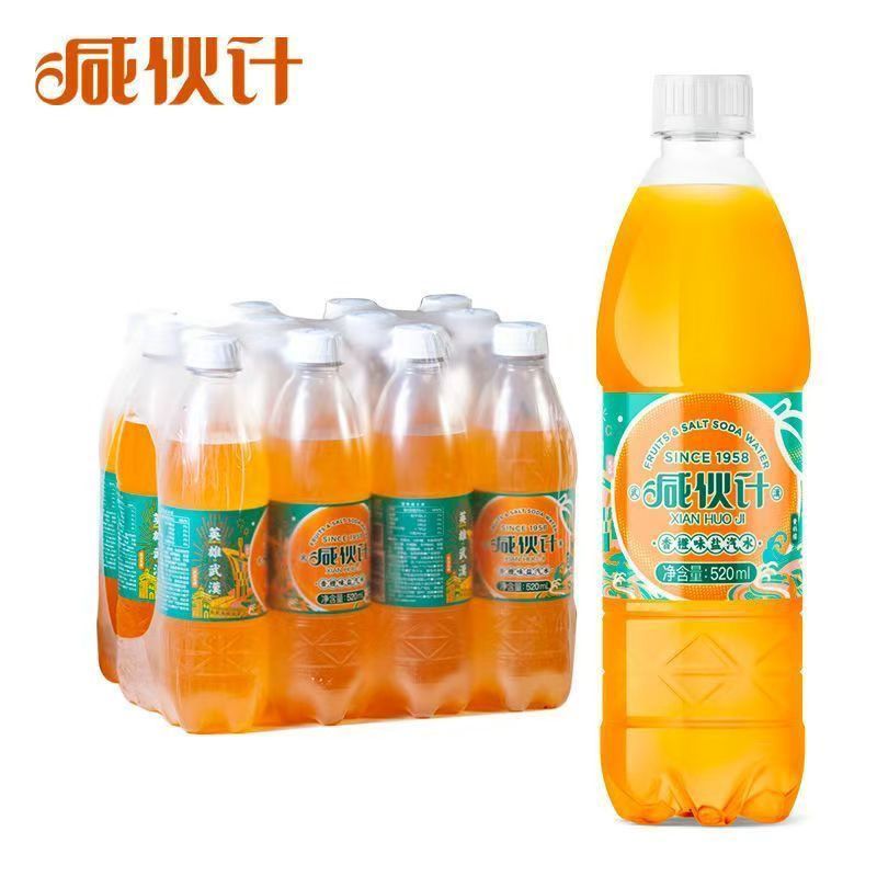 武钢咸伙计520ml*12整箱盐汽水