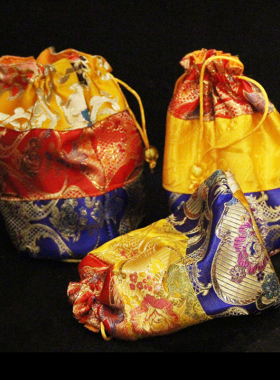 藏式佛珠袋佛品收纳袋厚实藏布面料首饰袋饰品收纳袋子可定做