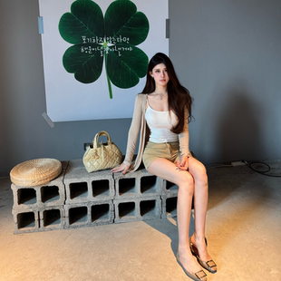 防晒针织衫 小个子百搭夏季 2025新款 长袖 超好看 薄款 M900外搭开衫