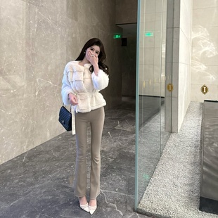 春秋百搭 2025年新款 M900外套女秋冬款 高级感超好看白色小个子短款